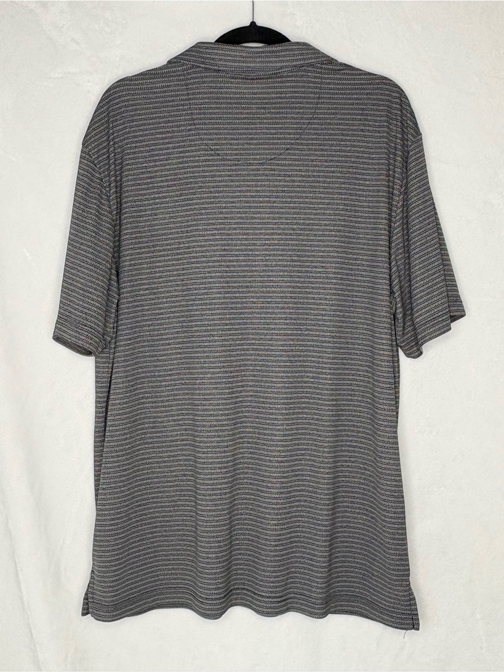 Ben Hogan Men's Gray Micro-Stripe Polo - Picture 2 of 5